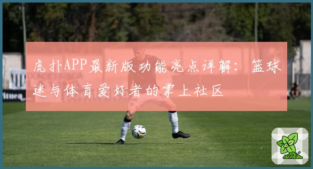 虎扑APP最新版功能亮点详解：篮球迷与体育爱好者的掌上社区